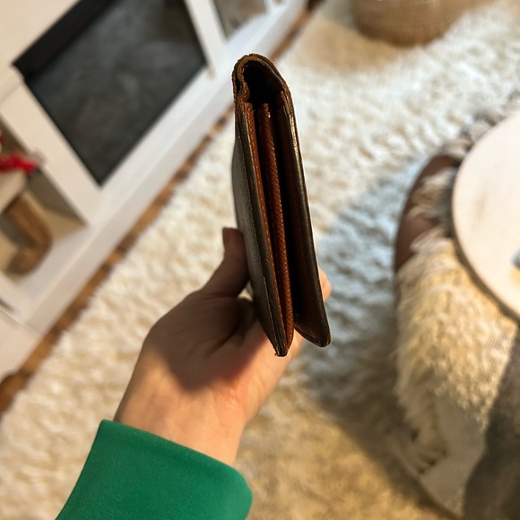 Louis Vuitton Brazza bifold long wallet in Monogram canvas with brown leather - Picture 14 of 15